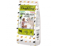 Dog&Dog Expert Premium Opti-Select сухой корм для взрослых собак с ягненком 14кг