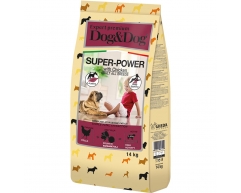 Dog&Dog Expert Premium Super-Power сухой корм для взрослых активных собак с курицей 14кг