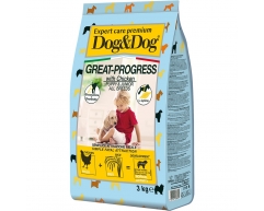 Dog&Dog Expert Premium Great-Preogress сухой корм для щенков с курицей 3кг