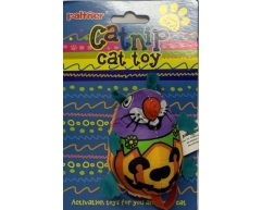 Catnip игрушка для кошек с мататаби "Крыса-Хэллоуин"