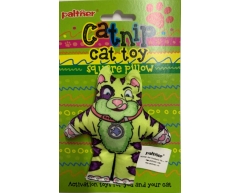 Catnip игрушка для кошек с мататаби "Кот" зелёный