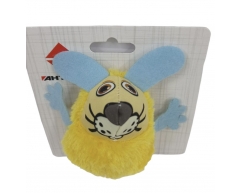 Catnip игрушка для кошек с мататаби "Кролик" желтый