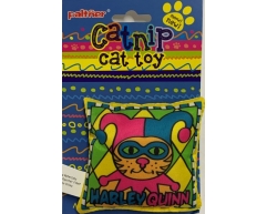 Catnip игрушка для кошек с мататаби подушка "Harley Quinn"