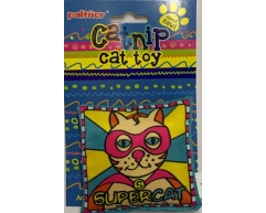 Catnip игрушка для кошек с мататаби подушка "Super Cat"