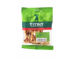 TiTBiT лакомство для собак Плетёнка из кожи мягкая упаковка 35г