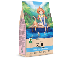 Zillii Light/Sterilized Cat сухой корм для кошек с избыточ весом и стерилиз белая рыба/лосось 400г