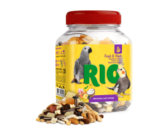 RIO лакомство для средних/крупных попугаев Фруктово-ореховая смесь 160г