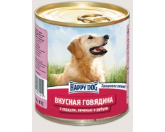 Happy Dog консерва для собак говядина/сердце/печень/рубец 750г
