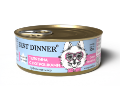 Best Dinner Exclusive Gastro Intestinal консерва для собак телятина/потрошки 100г