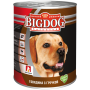 Зоогурман Big Dog консерва для собак говядина/гречка 850г
