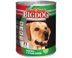 Зоогурман Big Dog консерва для собак индейка/белое зерно 850г