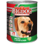 Зоогурман Big Dog консерва для собак индейка/белое зерно 850г