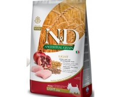 N&D Low Grain Dog Adult Mini Chicken/Pomegranate Light сухой корм для собак курица/гранат 2,5кг