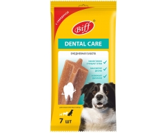 TiTBiT Biff Dental Care лакомство для собак жевательный снек для крупных собак говядина 270г