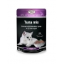 Gina пауч для кошек Tuna mix тунец кусочки в соусе 85г