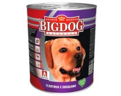 Зоогурман Big Dog консерва для собак телятина/овощи 850г