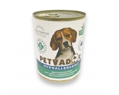 Petvador Vet Diets Hypoallergenic консерва для собак профилактика пищевой аллергии 340г