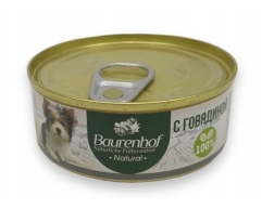 Baurenhof Natural консерва для собак говядина 100г