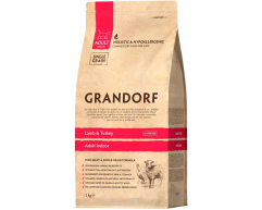GRANDORF CAT Lamb&Turkey INDOOR сухой корм для кошек ягненок с индейкой 8кг