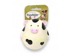 Foodster Игрушка для собак неваляшка-корова 8,9см