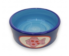 N1 миска керамическая Рыбки 270мл