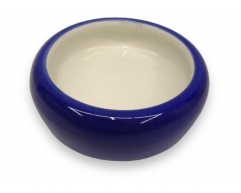 N1 миска керамическая Цветная загнутый край 100мл
