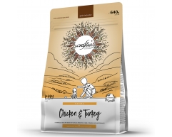 Craftia natura сухой корм для щенков миниатюрных и мелких пород из курицы с индейкой 640г