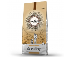 Craftia natura сухой корм для взрослых собак средних и крупных пород из курицы с индейкой 7кг