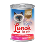 Lunch for pets консерва для кошек телятина в желе профилактика МКБ 400г