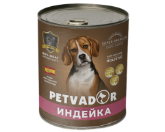 Petvador косерва для собак индейка 400г