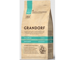 GRANDORF CAT 4 Meat&Rice PROBIOTIC INDOOR сухой корм для кошек4 мяса с рисом и пробиотиками 400г