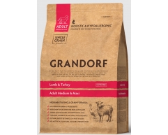GRANDORF DOG Lamb&Turkey / Turkey Med&Maxi сух корм д/соб средн и крупн пород ягнёнок/индейка 3кг