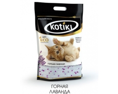 Kotiki наполнитель силикагелевый Зеленое яблоко 5л